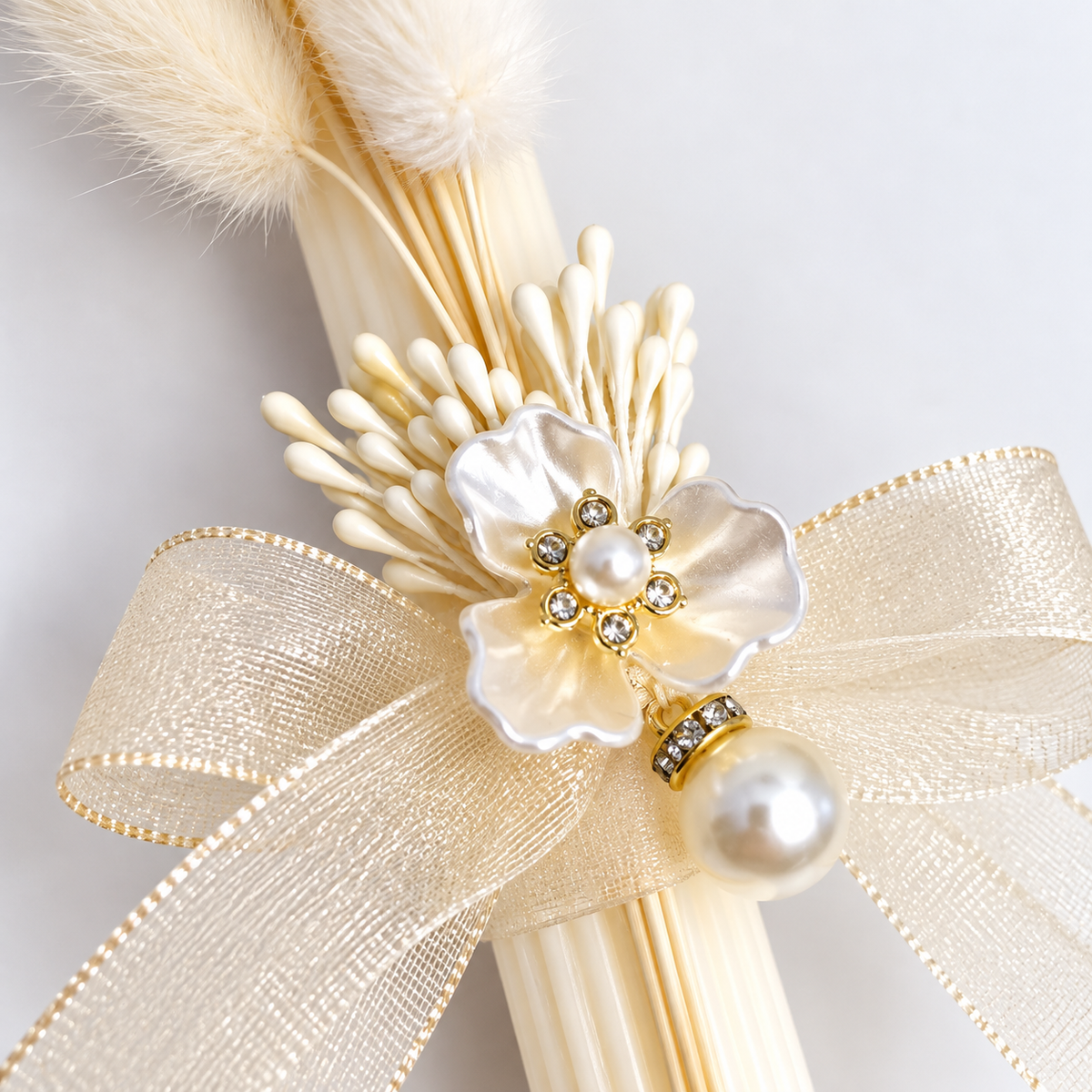 White and pearly