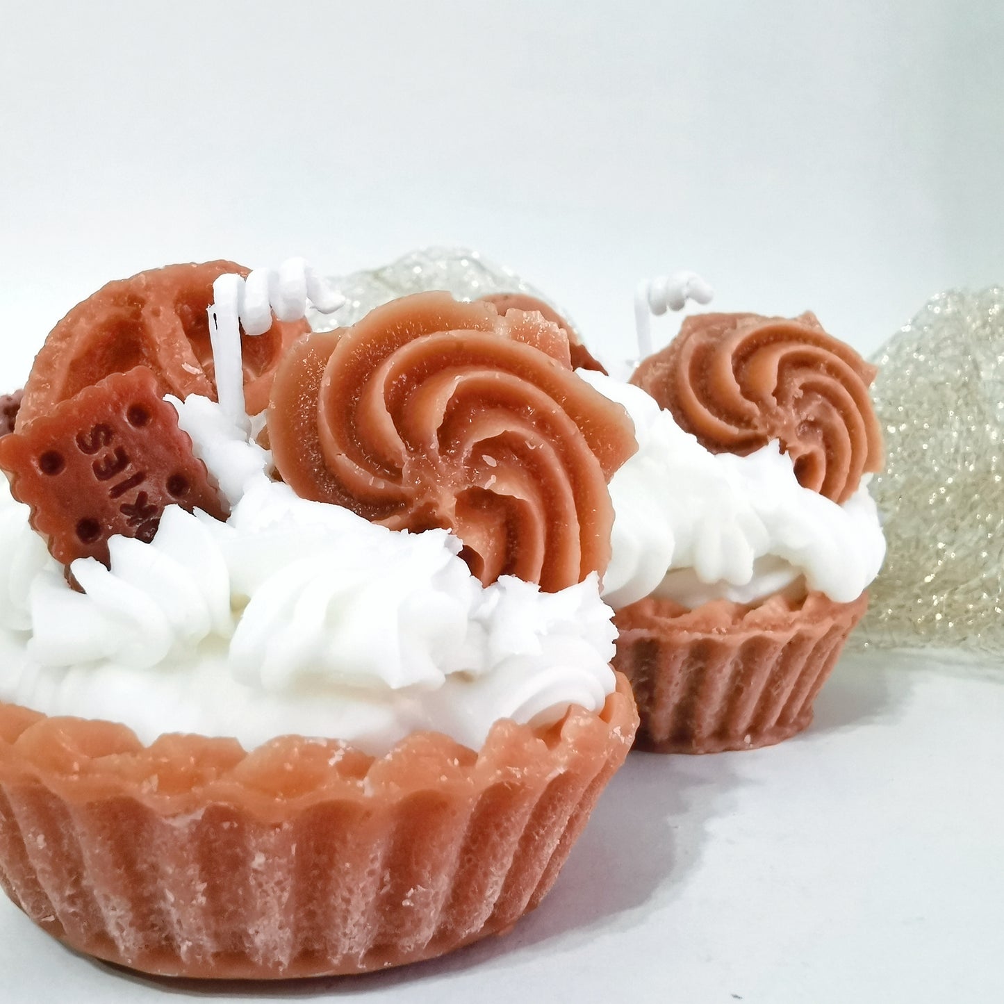 Biscuit fairy cupcake and cream