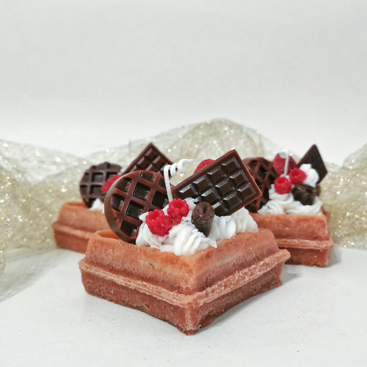 Crunchy cream waffle