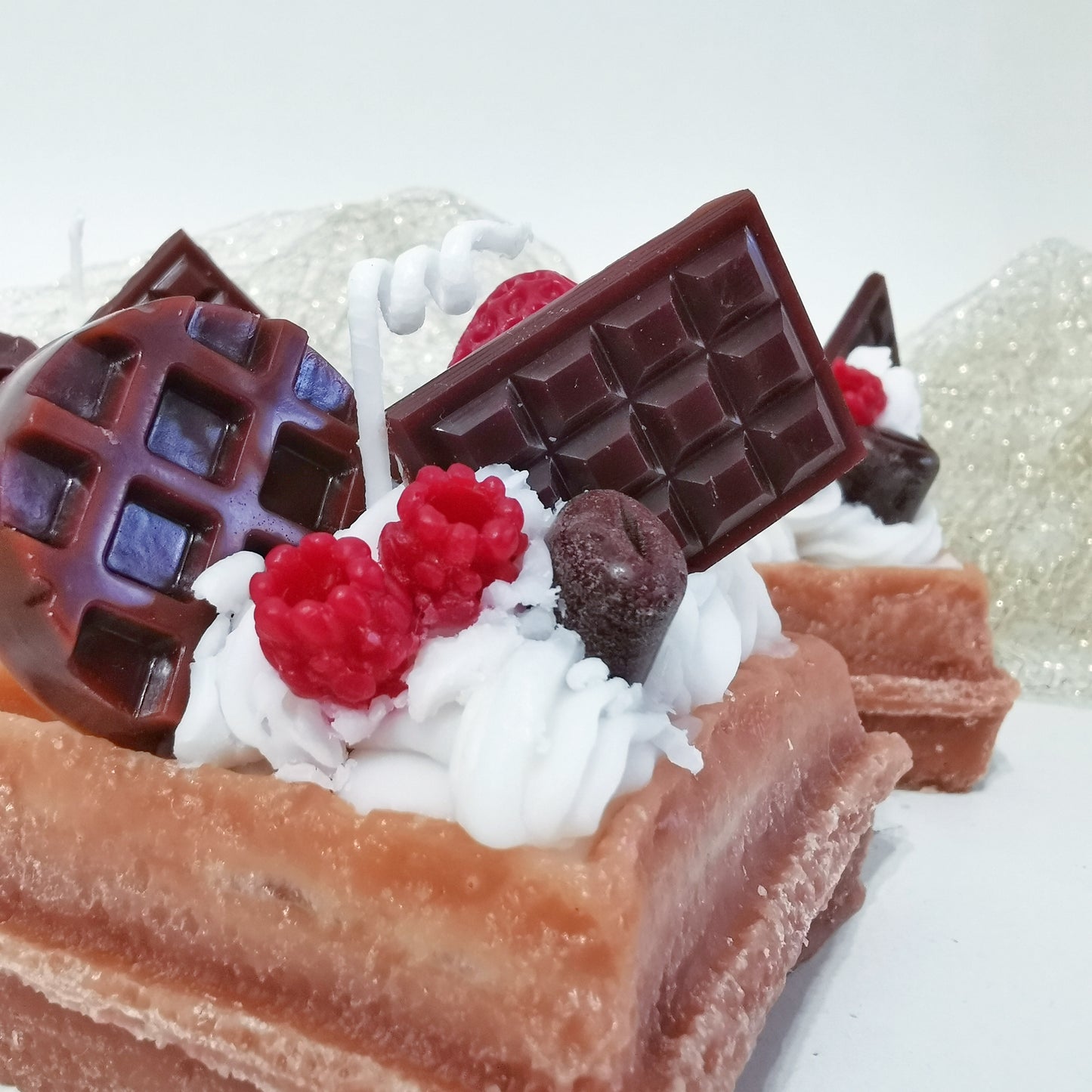 Crunchy cream waffle