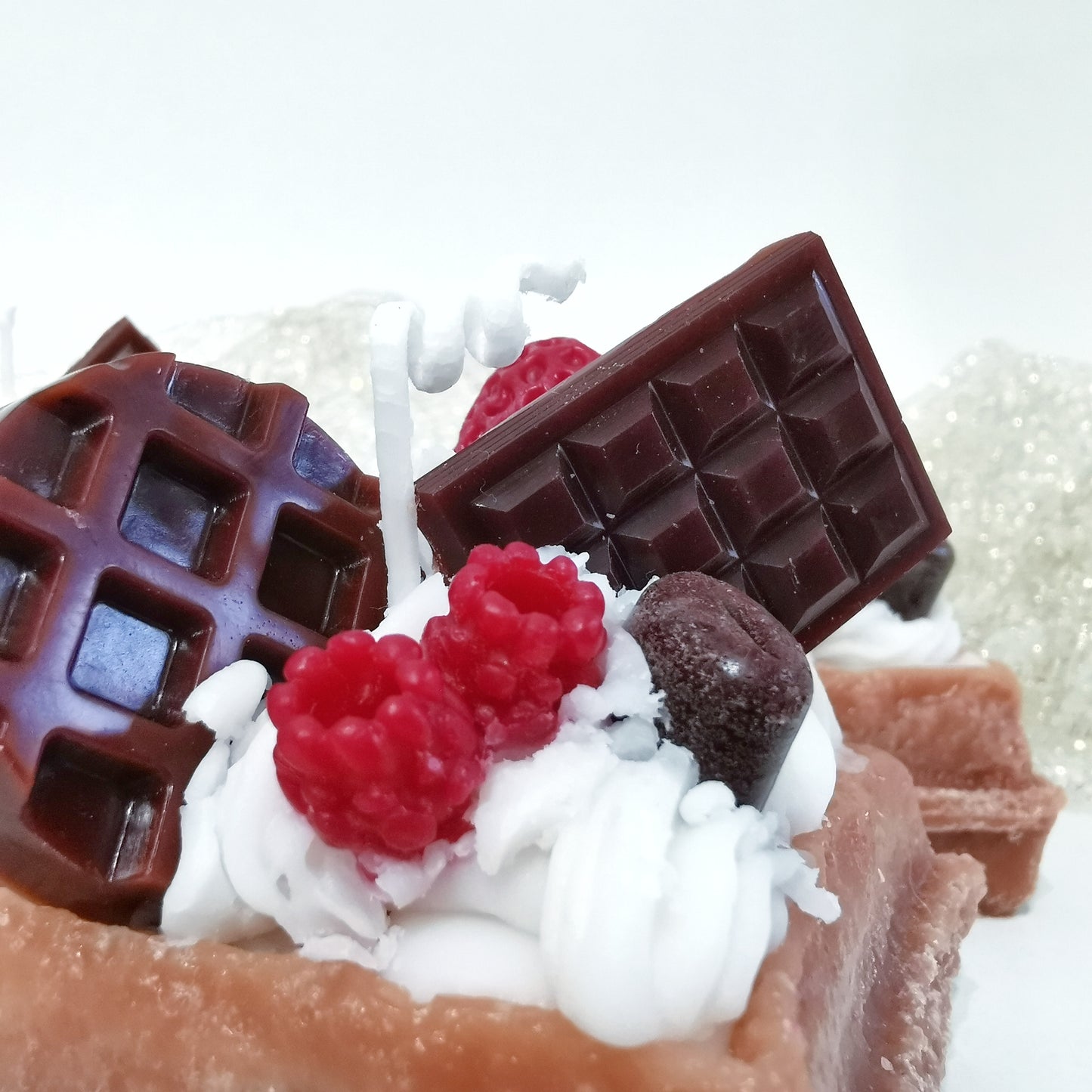Crunchy cream waffle