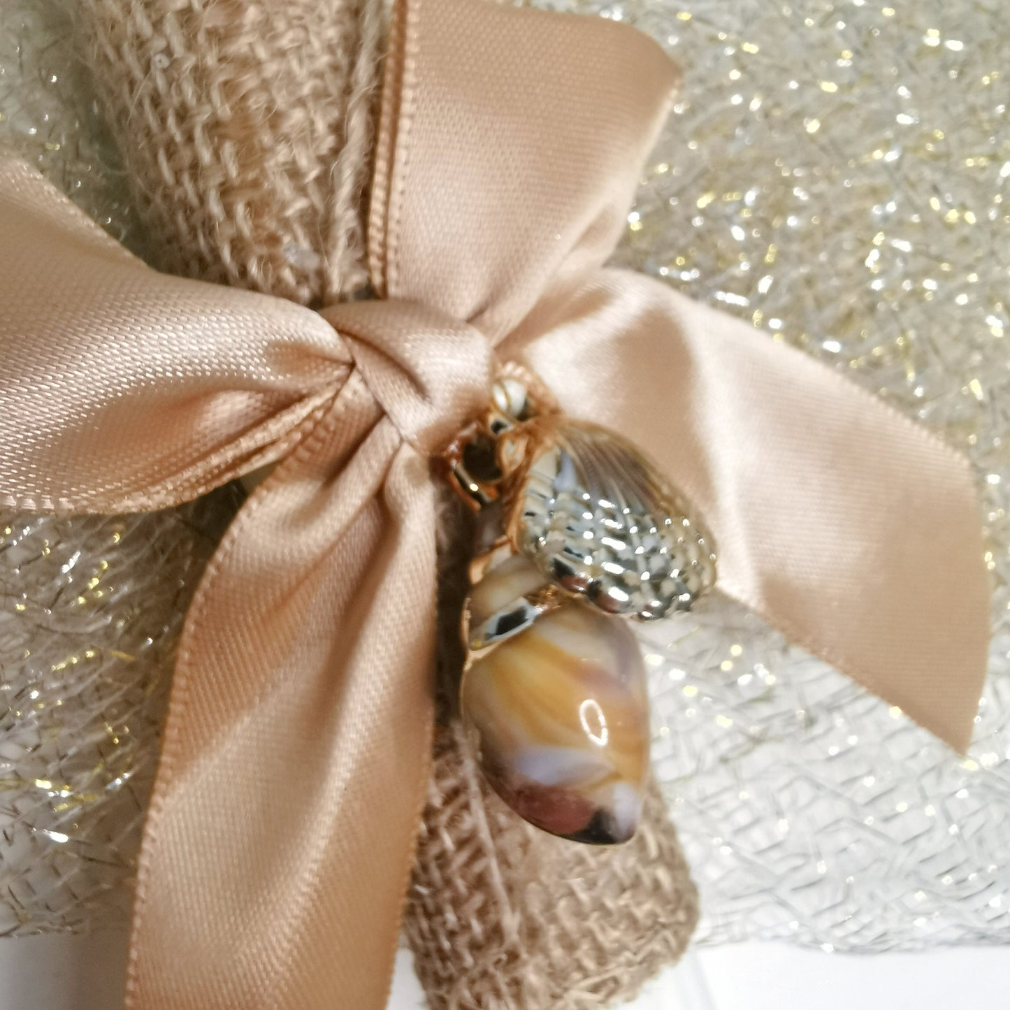 Golden beach shell