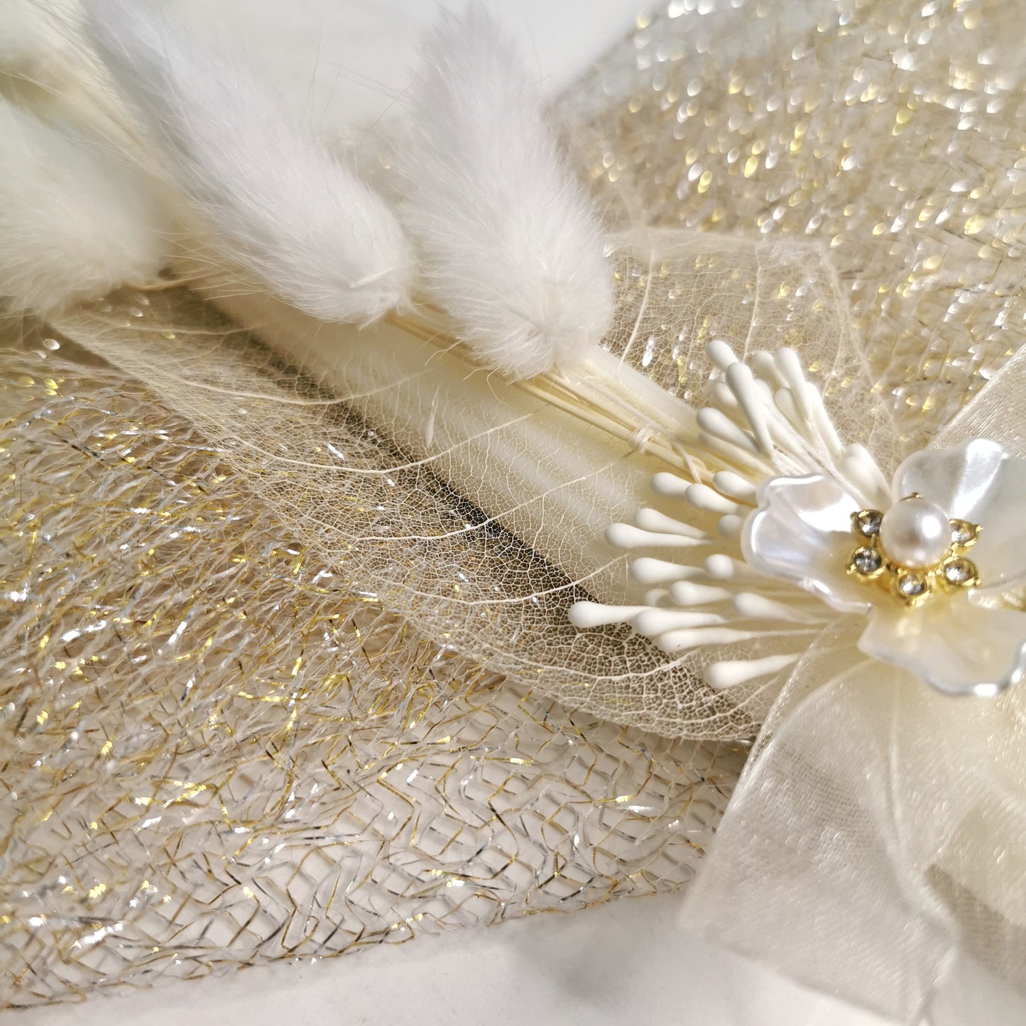 White and pearly