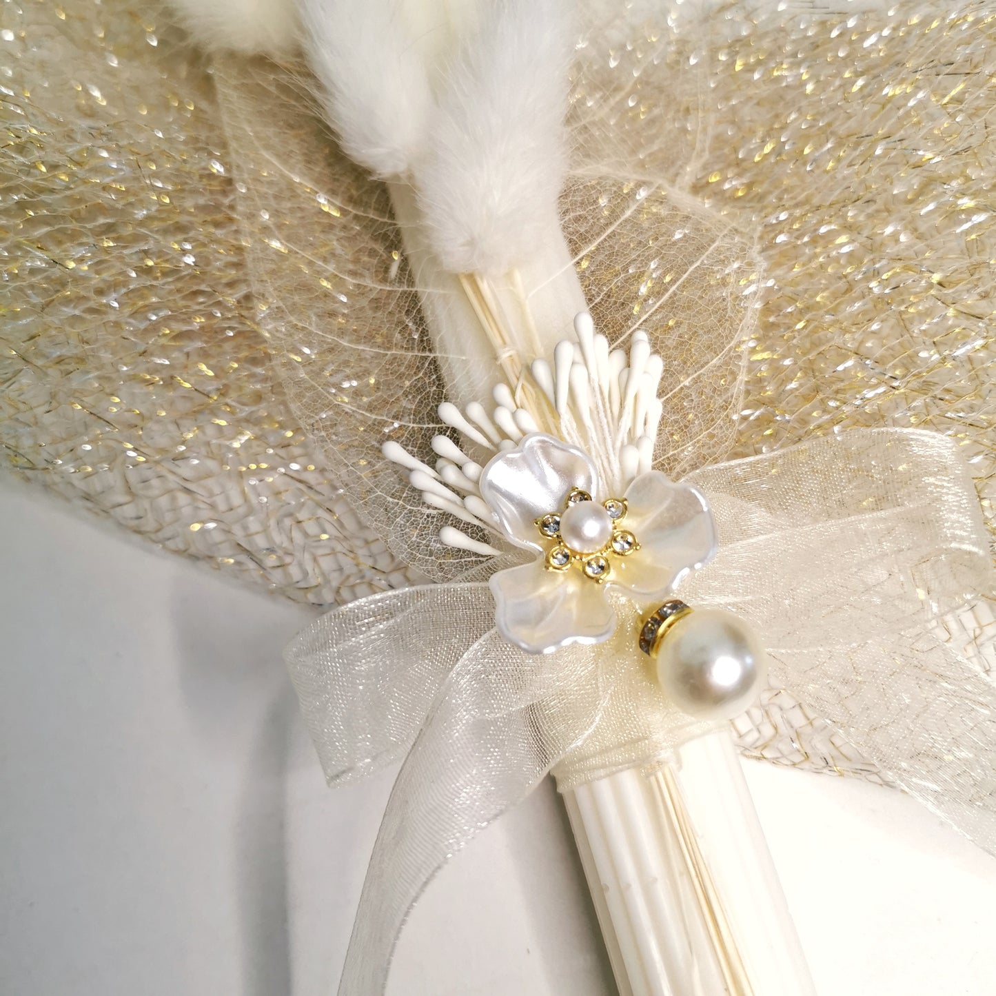 White and pearly