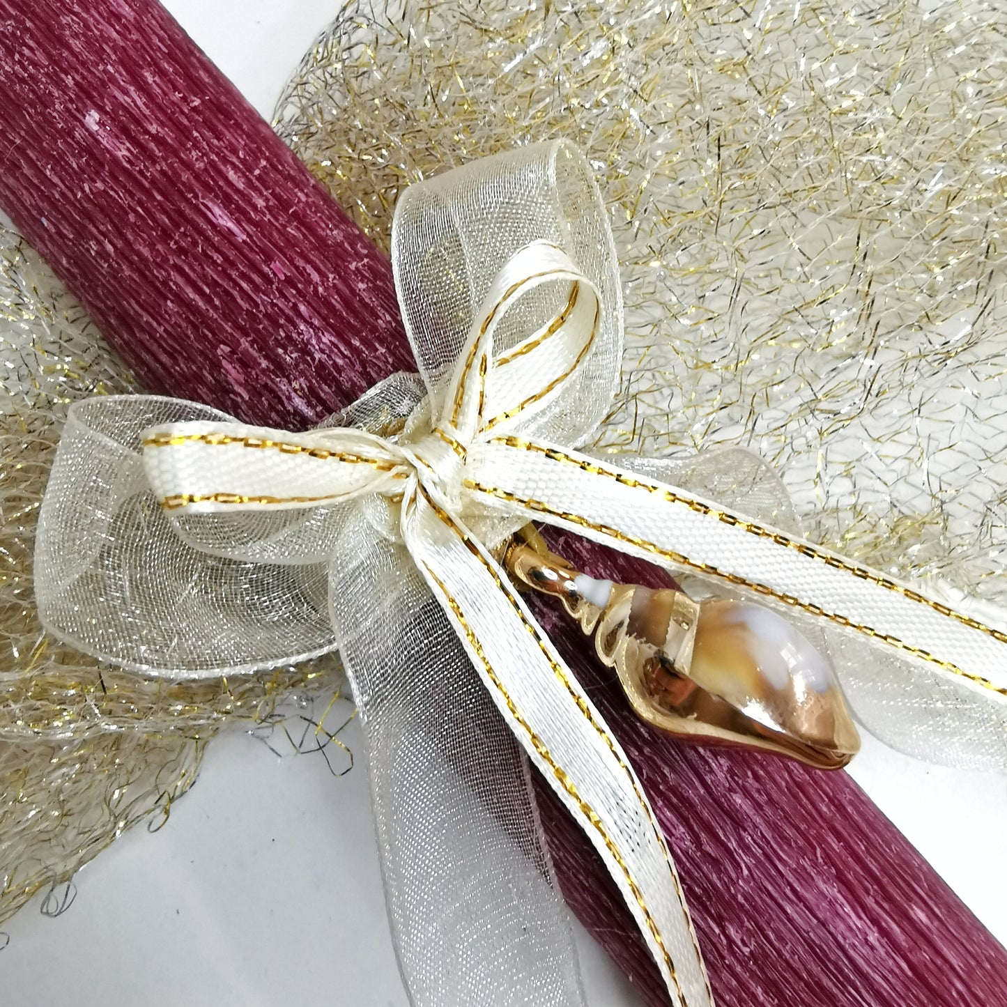 Burgundy in satin