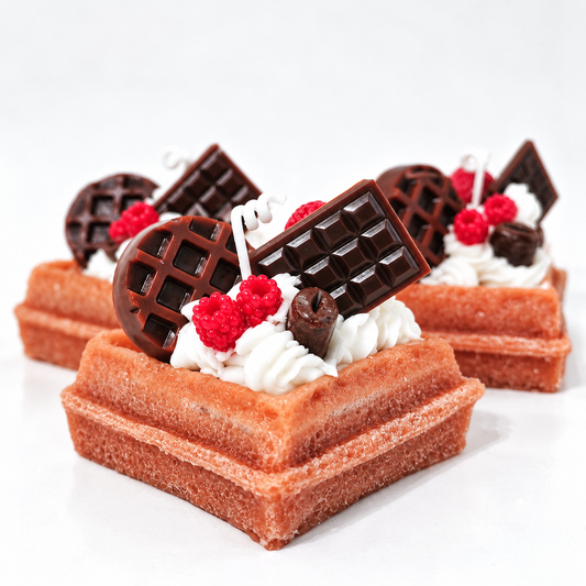 Crunchy cream waffle