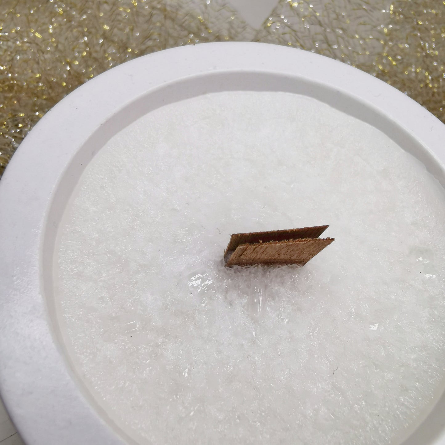 Kiss under the mistletoe