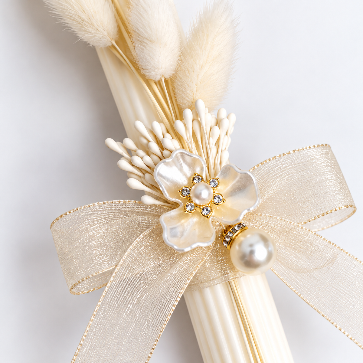 White and pearly