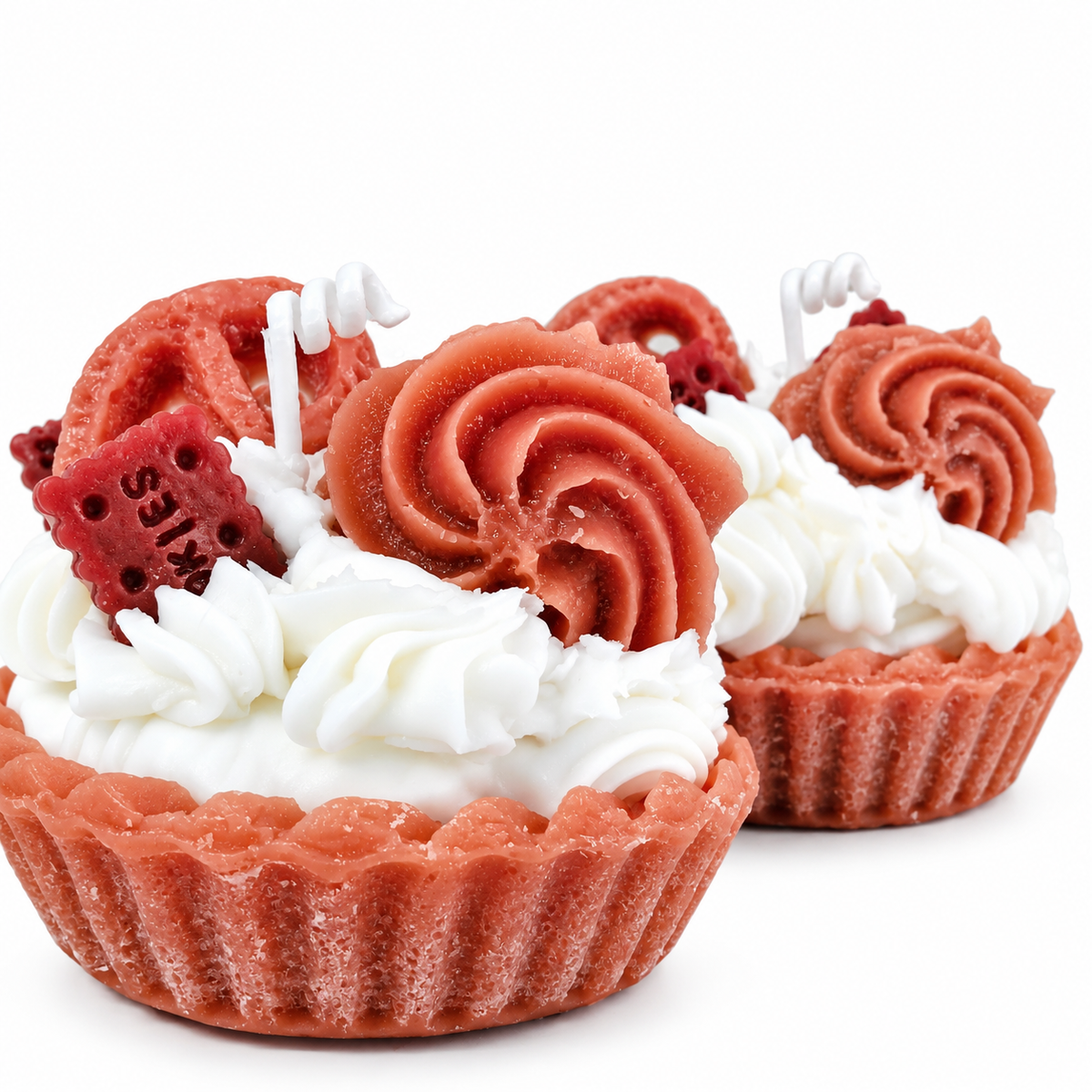 Biscuit fairy cupcake and cream